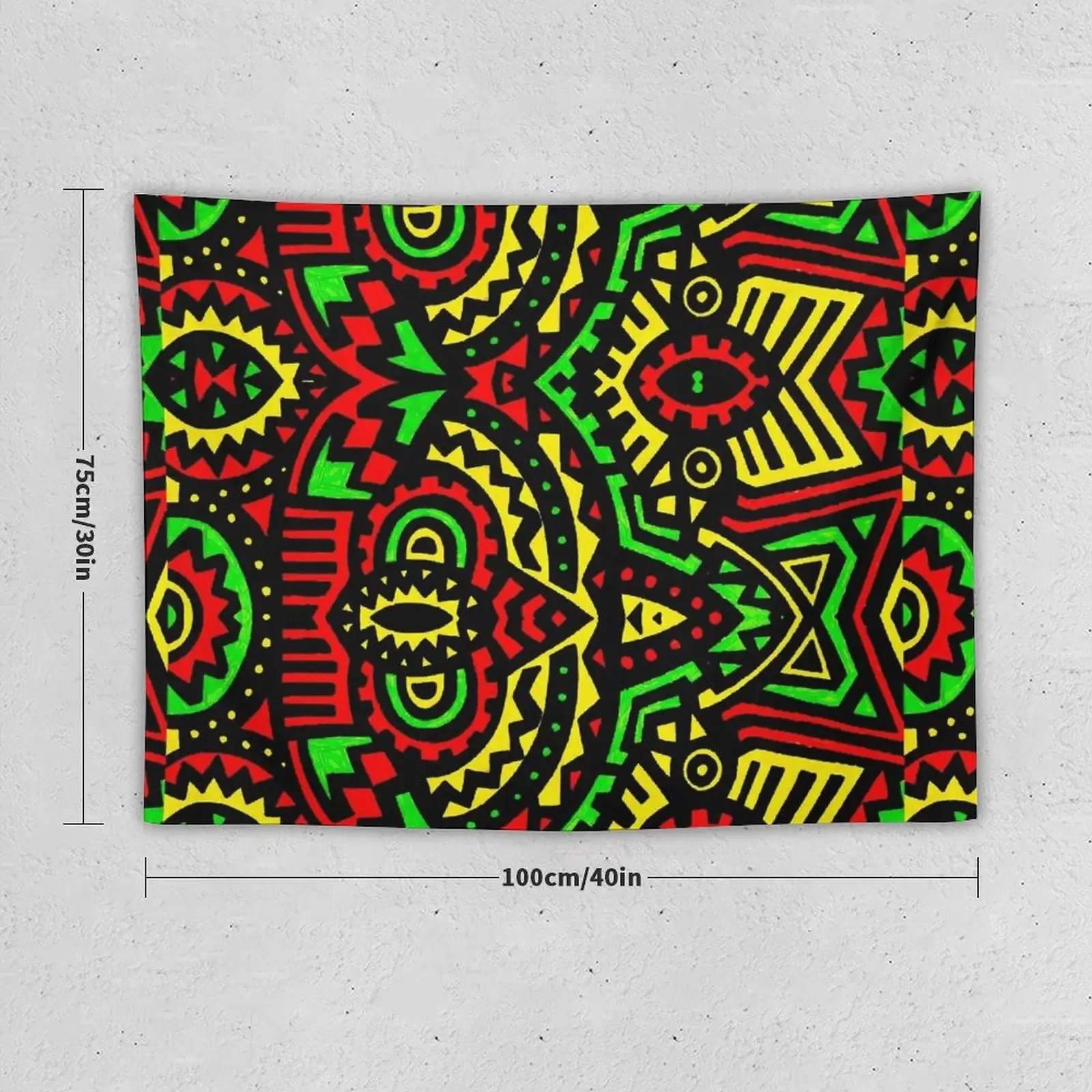 Традиционный африканский узор с раста цветами гобелен украшение дома для