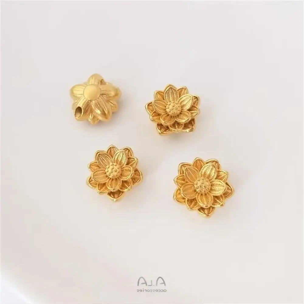 Вьетнам Shajin с большим отверстием бусина цветком лотоса дорожные аксессуары