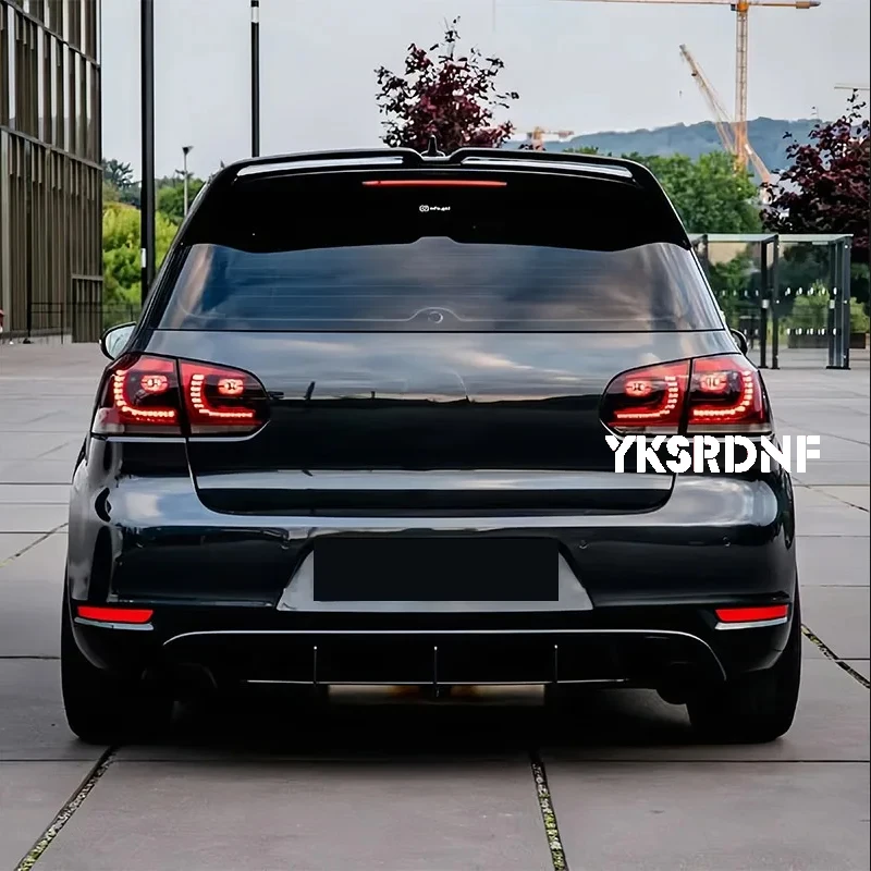 Задний спойлер на крышу с крыльями для Volkswagen VW Golf 6 MK6 2008 2009 2010 2011 2012 автомобильный