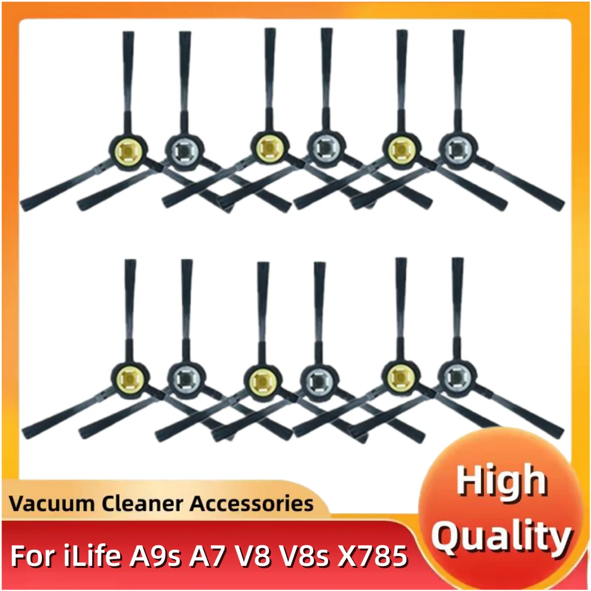 

For ILIFE Replacement Side Brush For ILIFE V8 Plus A80 PLUS V8s A9s A7 A10S Accessories Vacuum Cleaner Spare Parts
