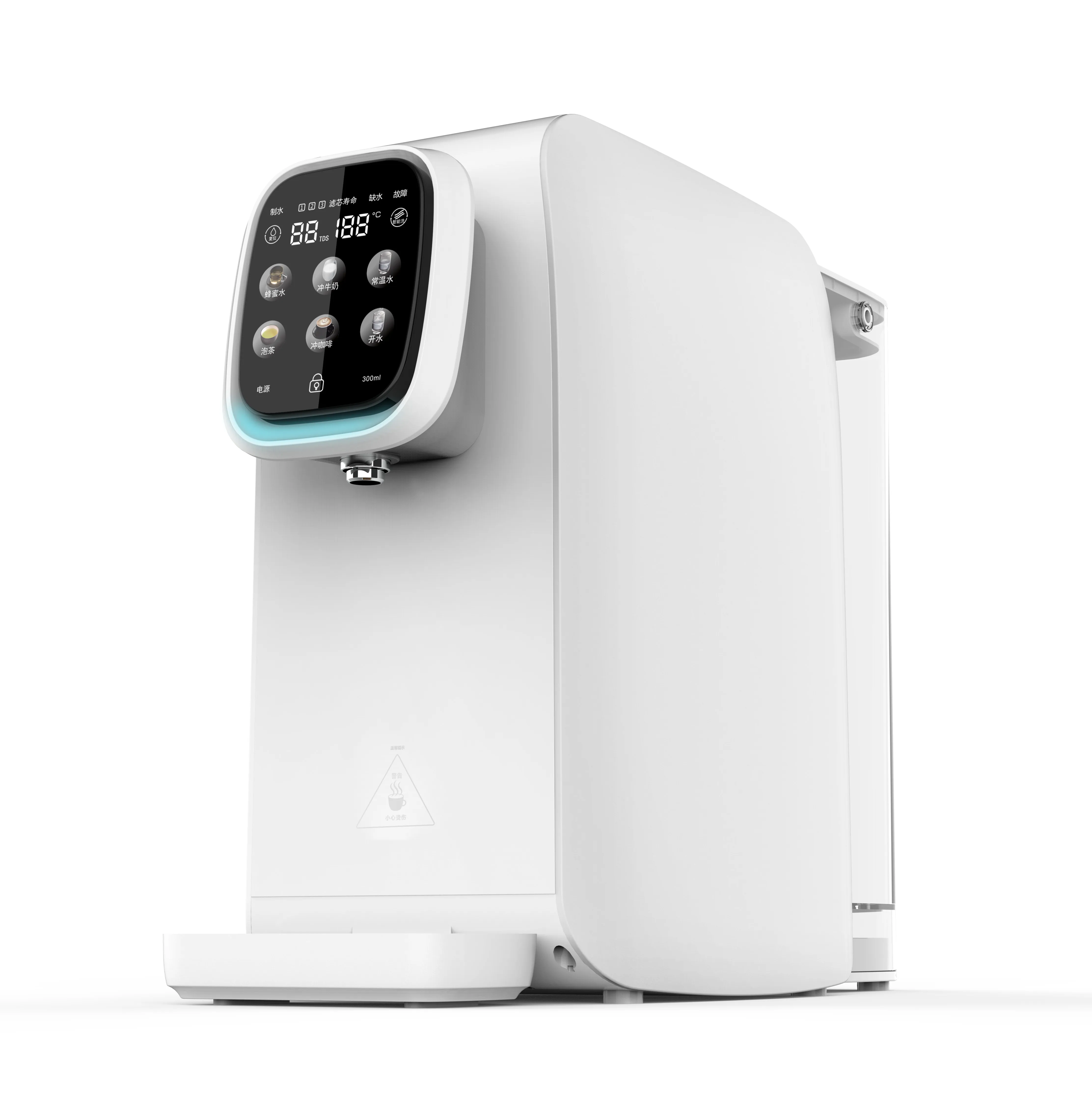 

Smart instant hot water tankless water dispenser and filter with RO system