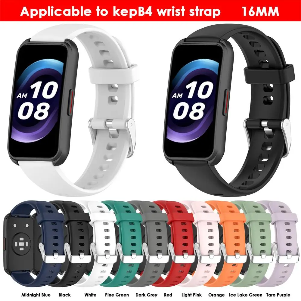 

16mm Silicone Wristband For Keep B4 Strap Replacement Wrist Bracelet Correa For Huawei Watch Fit Mini Band B6 B3 Watchband