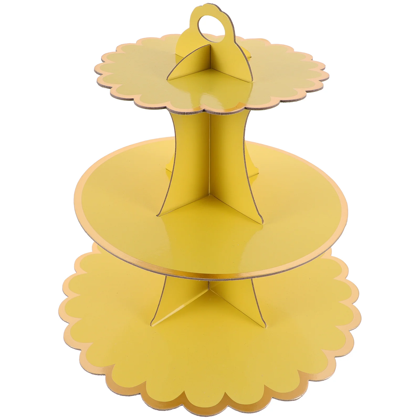 Тройное блюдо трехъярусная подставка для торта полки дисплея 3-уровневый