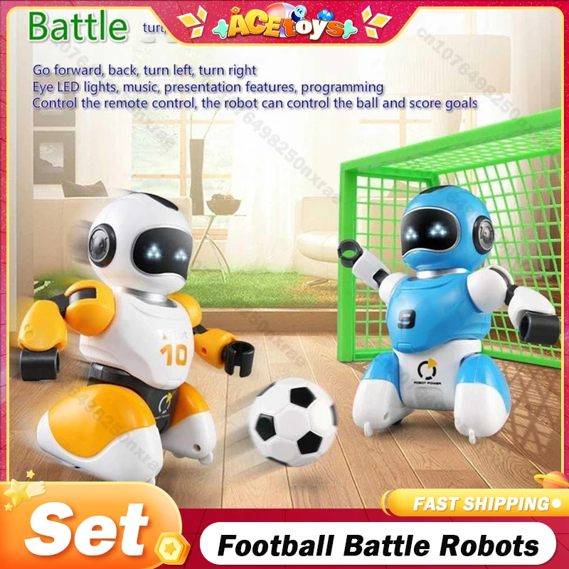 

Football Battle Robots Set Smart USB Charging Remote Control Battle Soccer Robot Singing Dancing Simulation Back to School Gifts