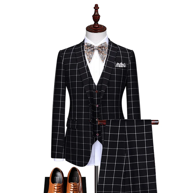 

Индивидуальный пошив, свадебное платье для жениха, блейзер, брюки, деловой стиль, высококачественное классическое платье, брюки