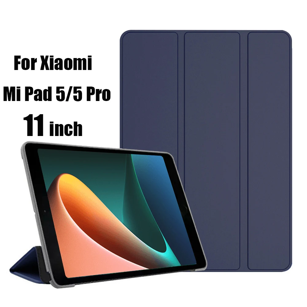 

Чехол для Xiaomi Mi Pad 5 Pro, ультратонкий смарт-чехол для Xiaomi Mi Pad5 Pro 11 дюймов 2021, защитный чехол из искусственной кожи для планшета