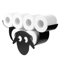 sheep owl toilet paper roll holder bathroom kitchen tissue storage stand rack cast iron roll storage wall mounted holder