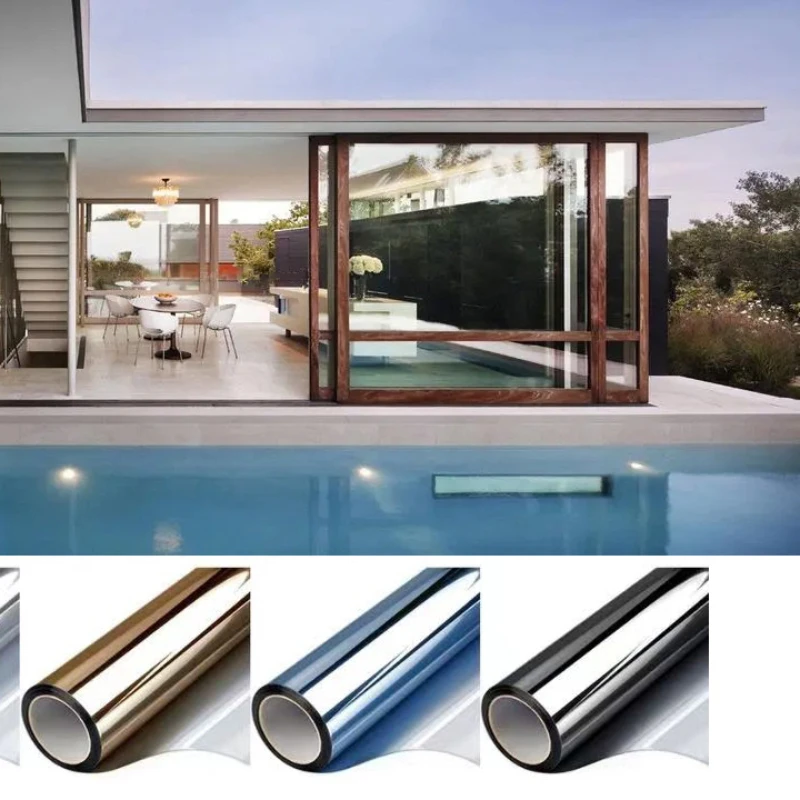 

Mirror Sticker House Window Sun Visor Way Film Privacy Window Privacy Protection Solar Window Windows Sticker Heat Blocking Film