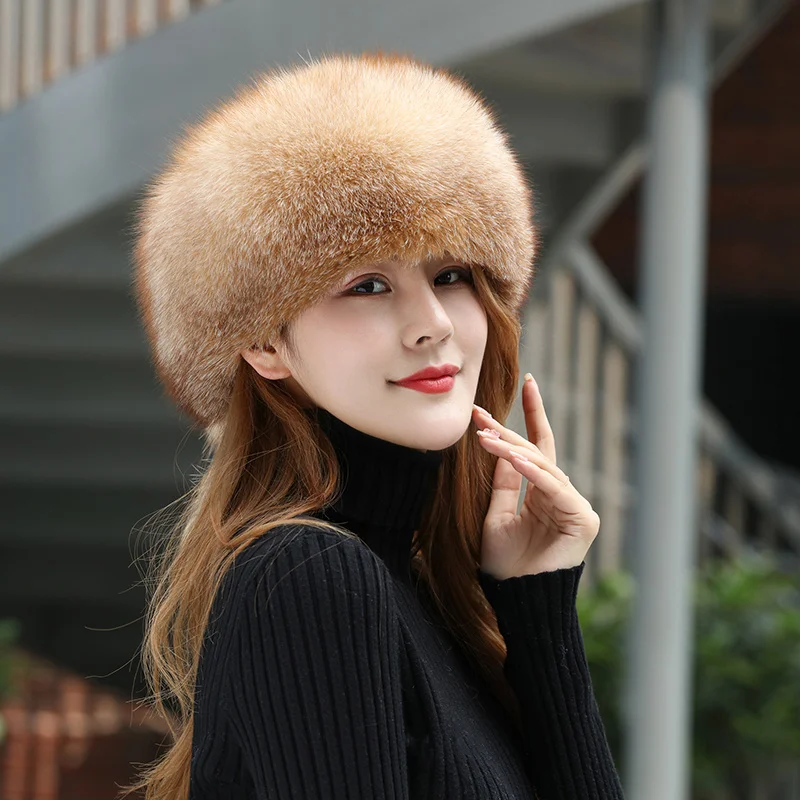 Рисунок 3 - Женская зимняя Пушистая Шапка с