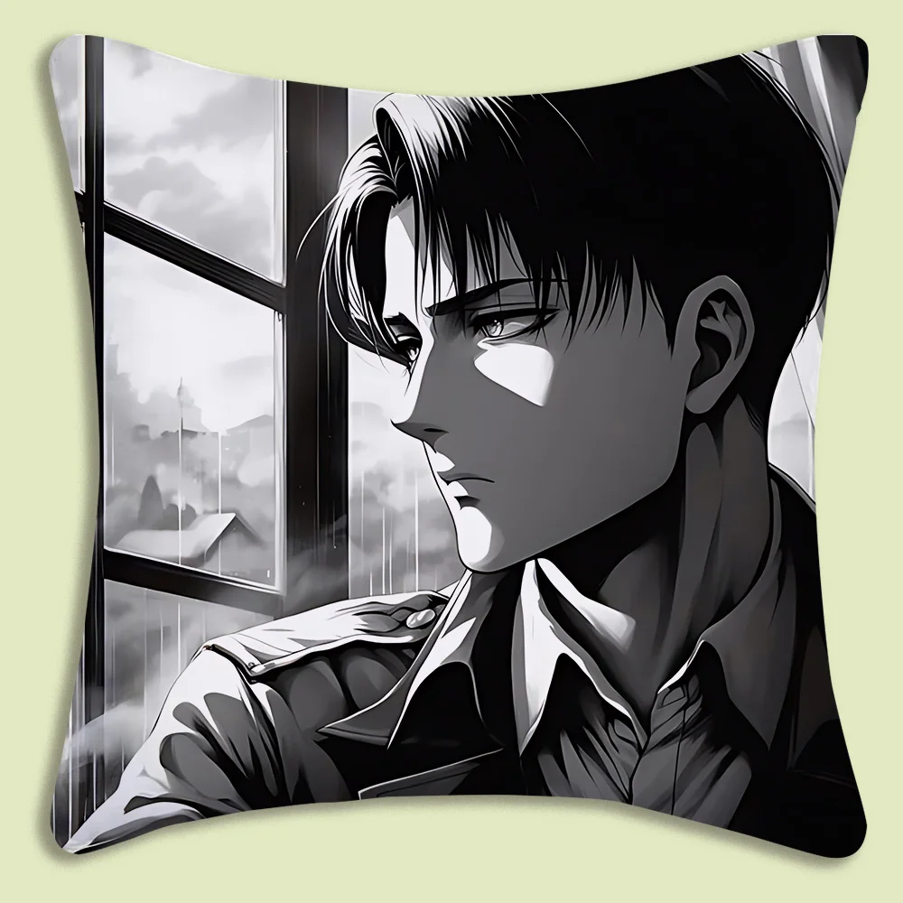 Декоративные наволочки MINISO Levi Ackerman Attack On Titan хадзимэ исаяма атака титанов книга 6 том 11 12 attack on titan атака на титанов shingeki no kyojin манга