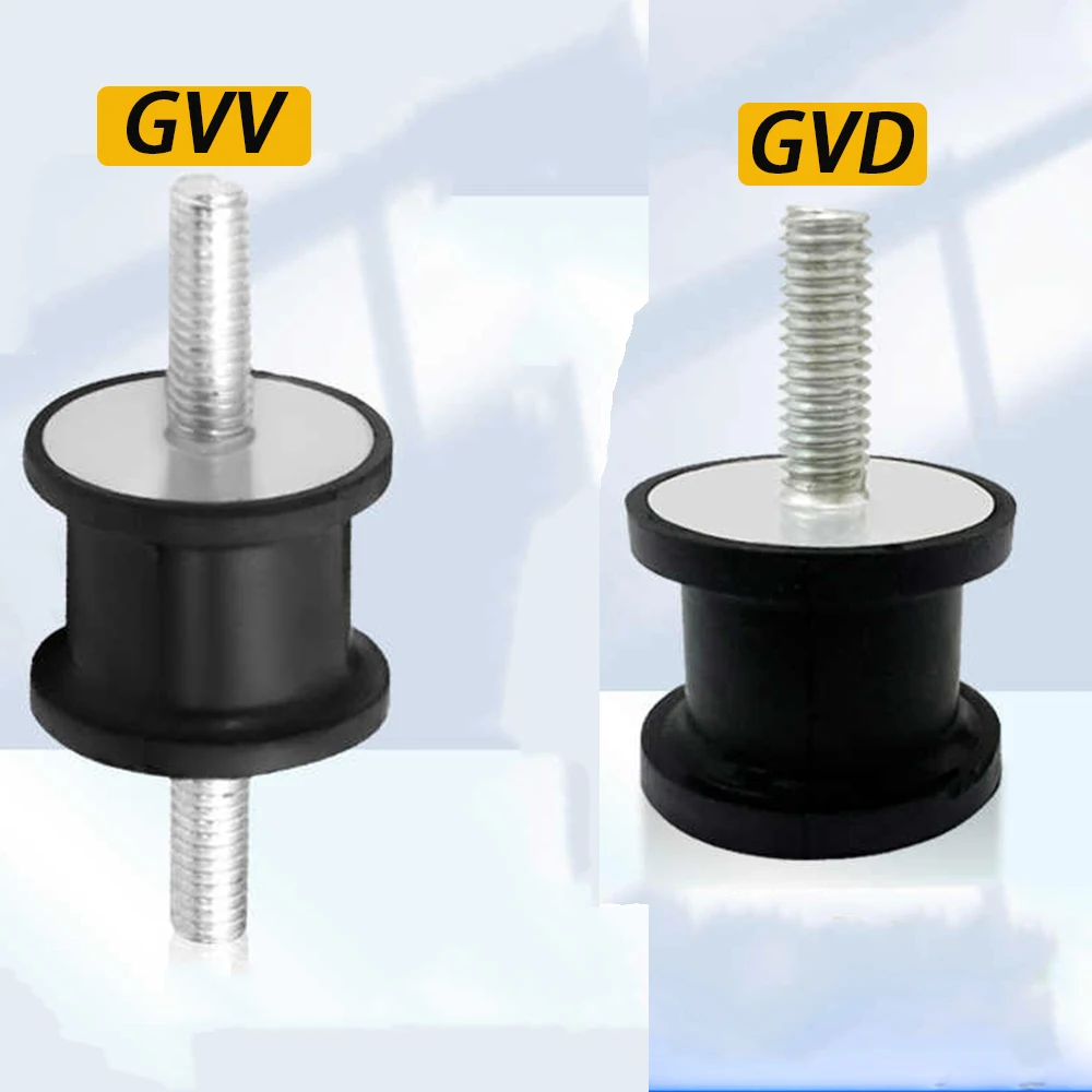 Фото Амортизатор GVV/GVD-типа, резиновый, с резьбой M6 M8 (папа-папа), виброизоляционная опора 20x15 №1