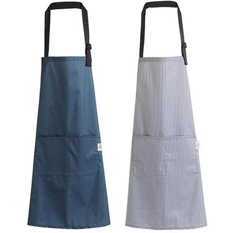 

2 Pack Apron, Adjustable PVC Apron, Cooking Kitchen Waterproof, Aprons For Women And Men, Chef Apron With Pockets