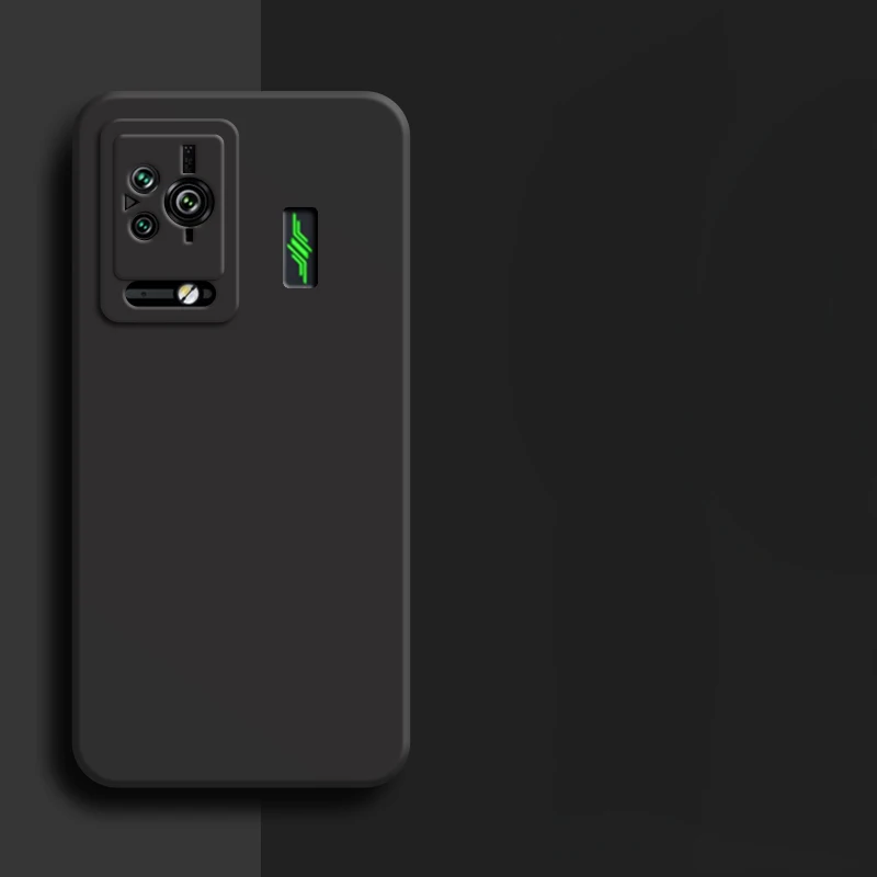 For Black Shark 5 Pro Case Black Shark 5 Cover 6.67 inch Original Liquid Silicone Shockproof Bumper For Black Shark 5 4S 4 3 Pro