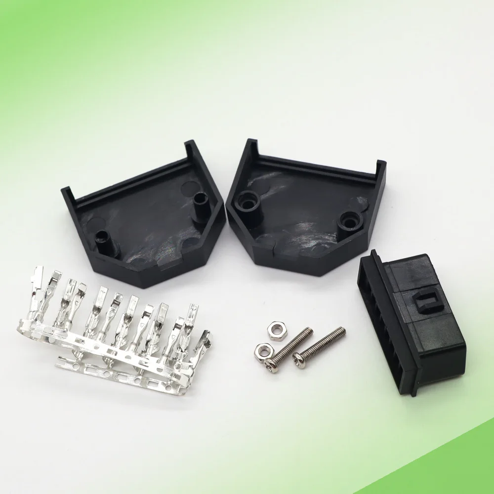 Universal OBD 2 OBD2 16Pin Female Connector J1962F Plug Adapter With Enclosure For South Korea 5pcs | Diagnostic Tools