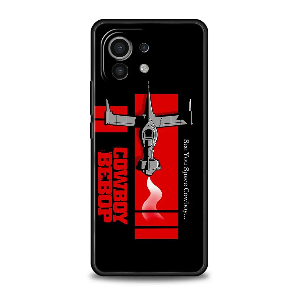 Hot Anime Cowboy Bebop Phone Case For Xiaomi Poco X4 X3 NFC F3 F4 M3 M4 Mi Note 12T 10 12 11 Ultra 11T Pro 10T Lite 9T 5G Cover