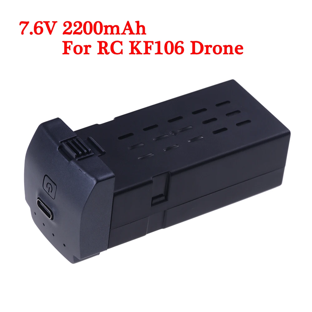 

Upgrade 7.6V 2200mAh Lipo Battery for KF106 MAX Drone Battery KF106 4K Professional Camera Drone Spare Accessories