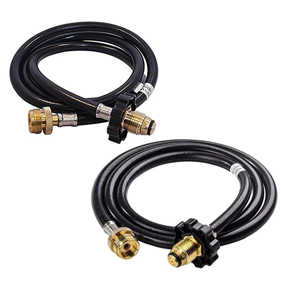 

1 Pc Propane Refill Adapter 20LB Stove Flat Tank Camping Gas Hose for Camping Picnic Hiking