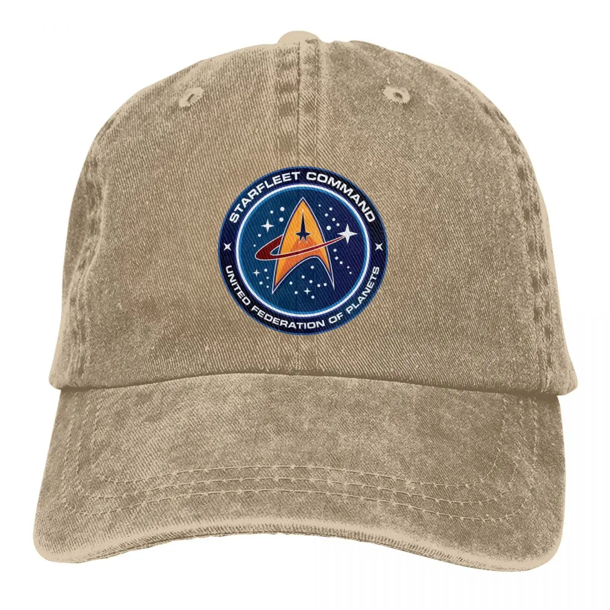 

Vintage Star Treks Film Space Starfleet Baseball Caps for Men Women Distressed Denim Snapback Hat Outdoor Activities Caps Hat