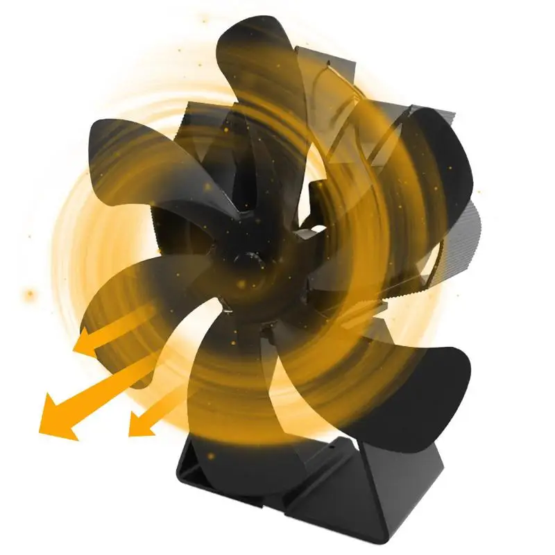 

Stove Fan Energy Saving Heat Powered Stove Fan Thermodynamic Wood Stove Fan Silent Operation Saving Wood For Wood Log Burner
