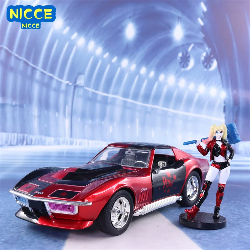 

Nicce 1:24 1969 Corvette Stingray Car Model Scale Diecast Alloy for With Doll Model Toy Metal Muscle Car Toy for Collection Z37