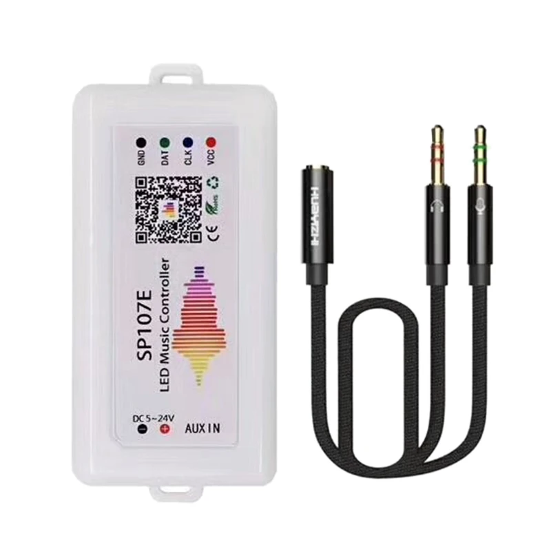 

WIFI RGB SP107E Pixel IC SPI музыкальный Bluetooth-контроллер для WS2812 SK6812 SK9822 RGBW APA102 LPD8806