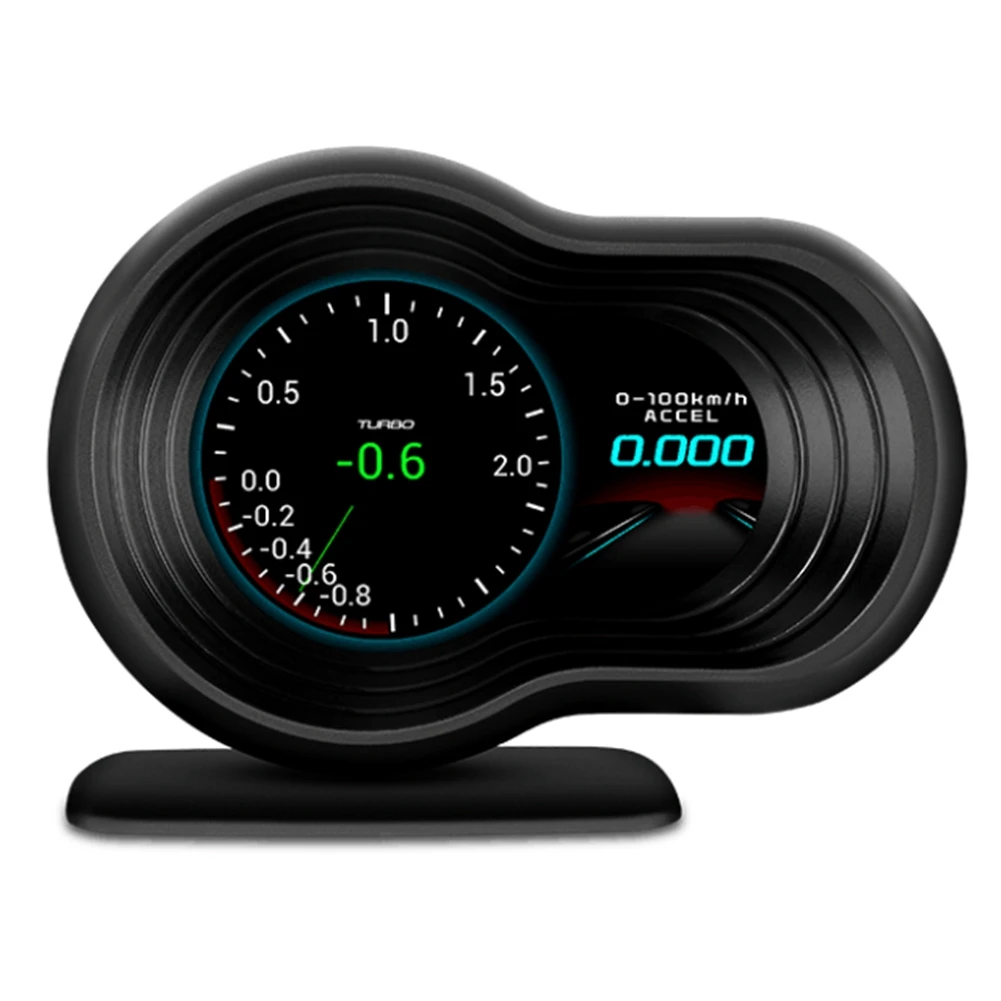 

F9 HUD OBD2 HD цифровой дисплей Guage контроллер скорости с ускорением турбо тормоз тестирование автомобиля B