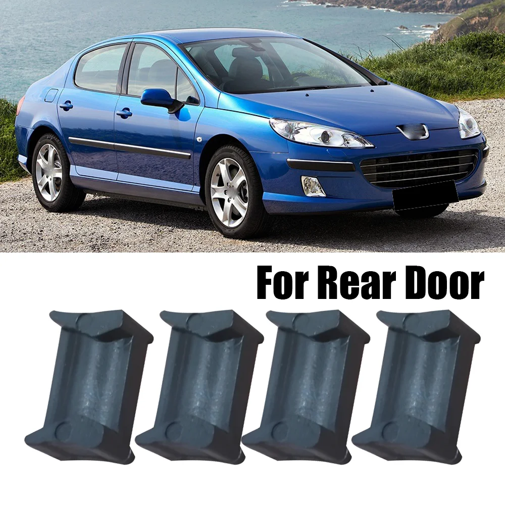 4X для Peugeot 407 6C 6D 6E 6J 2004 2005 2006-2008, комплект для ремонта ремня задней двери автомобиля, стопор, демпфирующий зажим для 2 дверей, новый