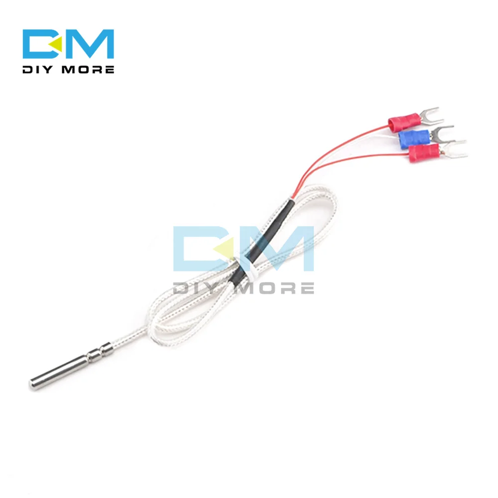 Датчик температуры платинового сопротивления PT100 экранированный провод Braide