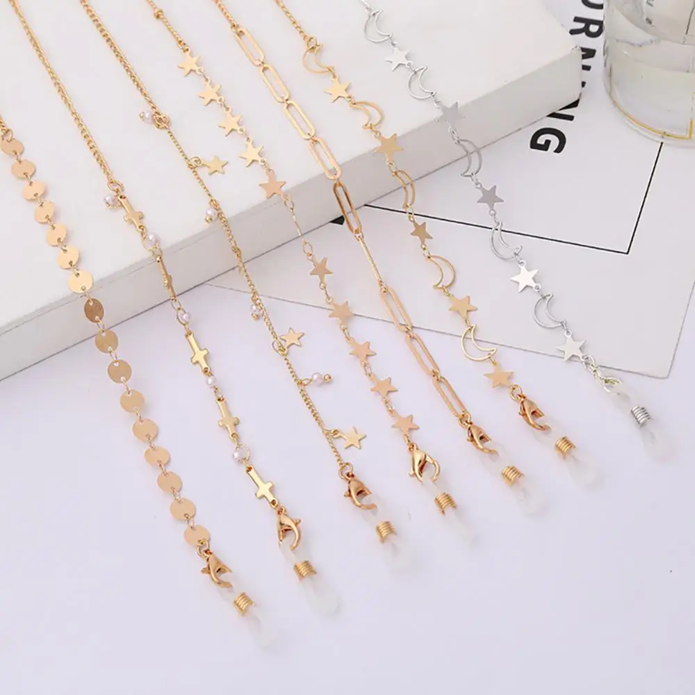 

Universal Mask Hanging Rope Neck Cord Non-slip Mask Rope Hanging Belt Anti-lost Acrylic Pearl Home Accessories Creative Portable