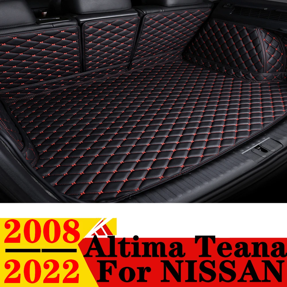 

Car Trunk Mat For NISSAN Altima Teana 2008-2022 All Weather XPE Custom Rear Cargo Cover Carpet Liner Tail Parts Boot Luggage Pad