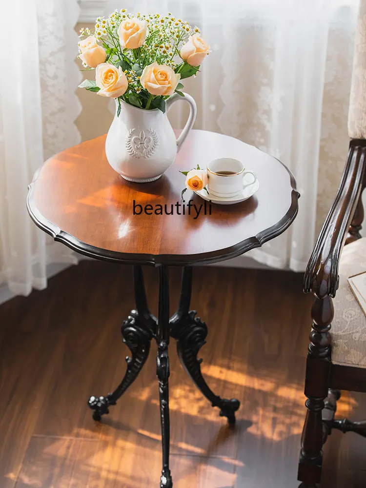 Домашний Деревянный стол Zhonggu из черного дерева для гостиной столовой маленький