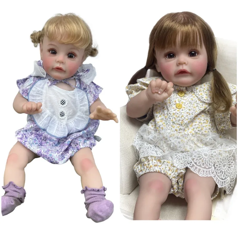 

Кукла Reborn Sue Bebe 55 см с 3D рисунком, реалистичные куклы ручной работы для новорожденных, малышей, девочек, реалистичные детские игрушки в подарок