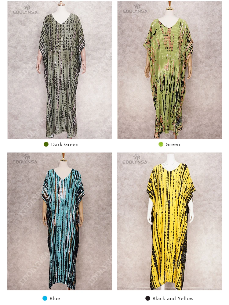 Женское пляжное платье в полоску богемное Платье с принтом купальный костюм