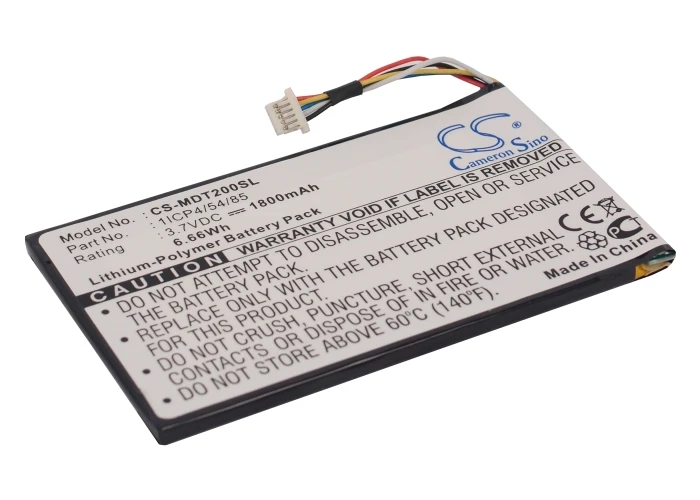 

CS 1800mAh/6.66Wh battery for IEIMobile MODAT-200 1ICP4/54/85