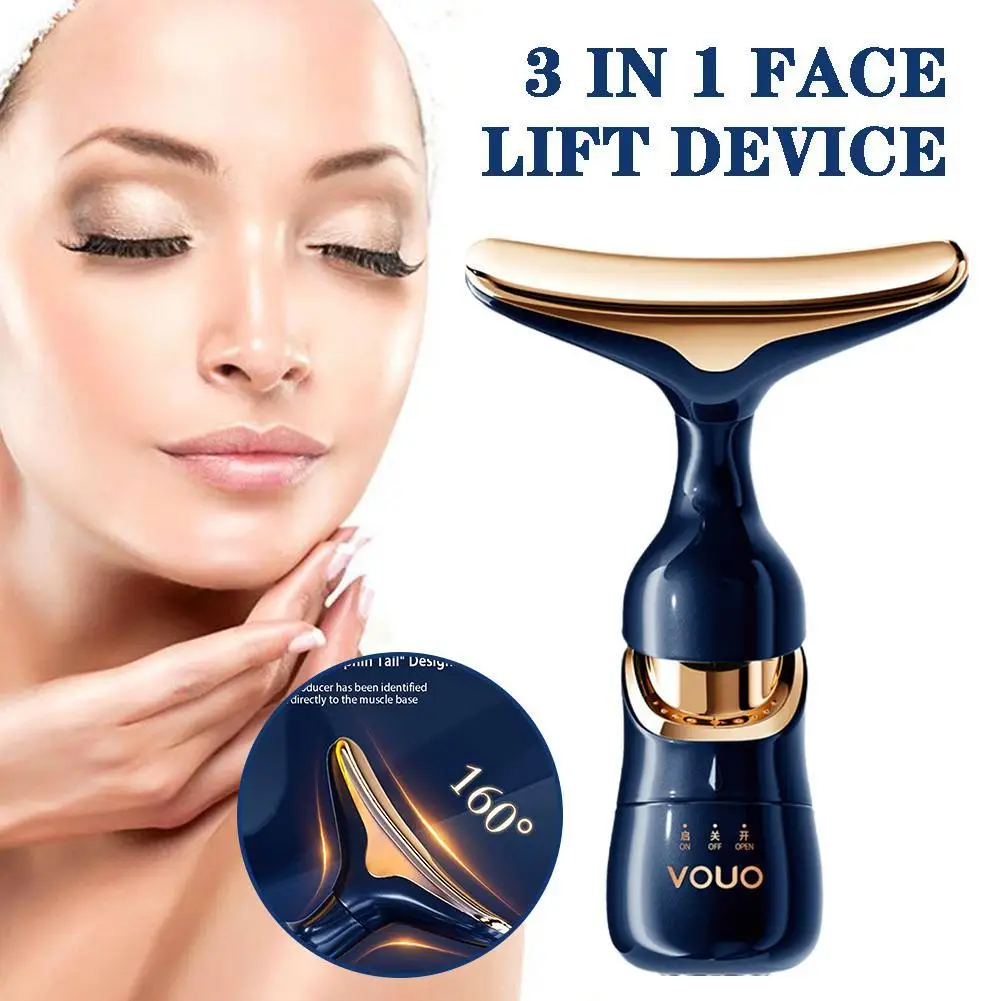 

Three-Purpose Lifting And Firming Facial Massage Device 3 in 1 Face Lift Device Skin Care Skin Listing Massager for Women