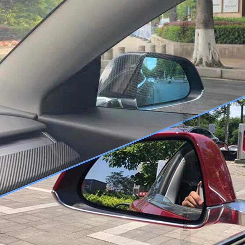 

2 шт./комплект, колпачки для зеркала заднего вида Tesla Model 3