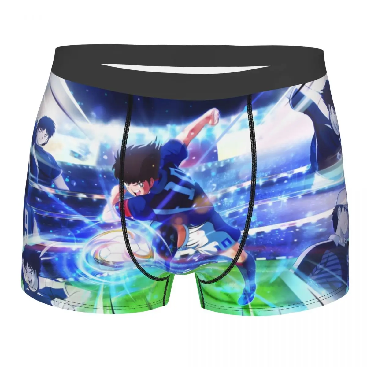 

Captain Tsubasa Soccer Anime Football Match Underpants Breathbale Panties Men's Underwear Comfortable Shorts Boxer Briefs