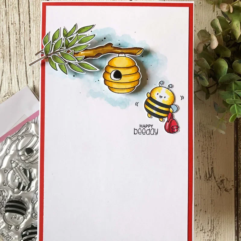 Силиконовые штампы на тему животных с милыми буквенными узорами из материкового