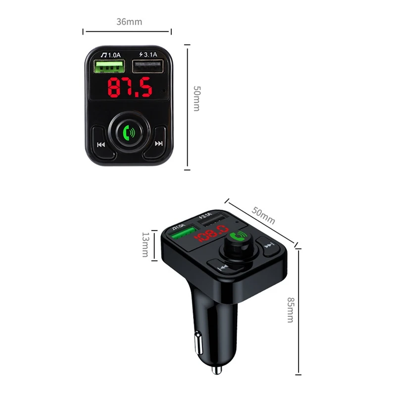 Автомобильный MP3-плеер с 2-мя USB-портами 5 0 А 1