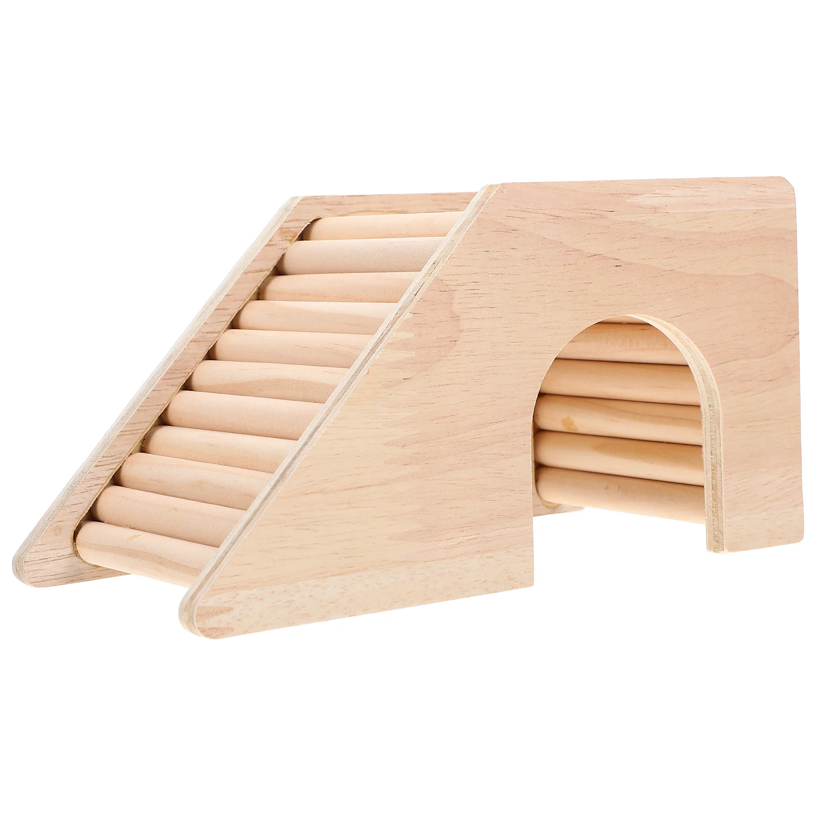 

Hamster House Wooden Ladderhideout Pet Accessories Tube Hut Tubes Climbing Rat Gerbil Tunnels Bridge Guinea Toy Cage Hiding