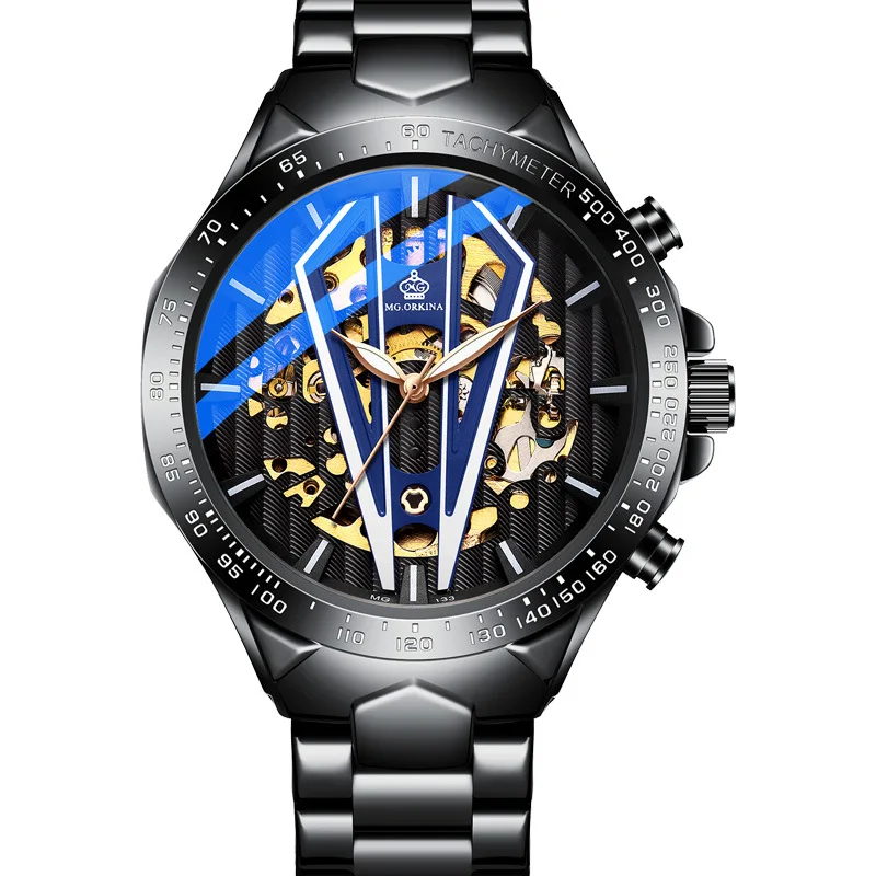 

Automatic Mens Watches Top Brand Mechanical Wrist Watch Waterproof Business Stainless Steel Sport Mens Watches 2022 NEW