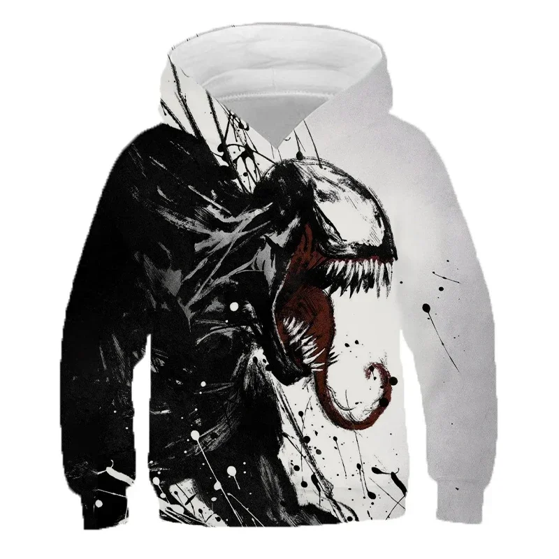 2024 зимние новые мужские толстовки из фильма Marvel толстовка с 3D принтом Venom модные