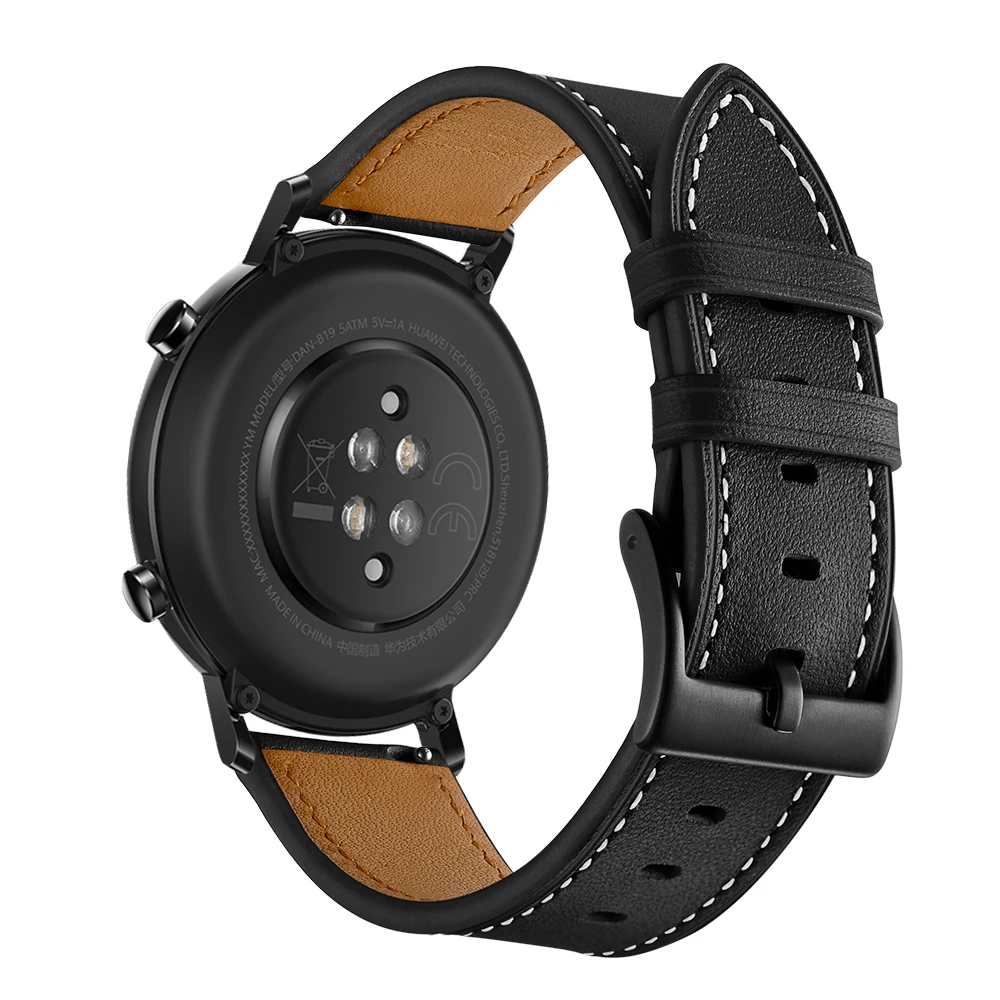 Premium Leather strap for Amazfit T-Rex 2 T Rex Pro smartwatch strap Replacement Belt Huami Amazfit T-Rex Correa wristband
