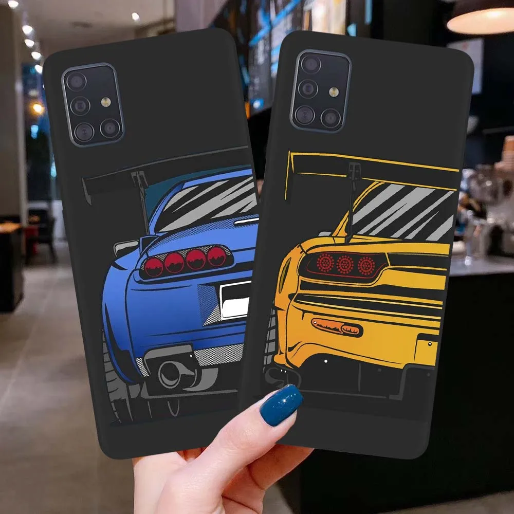 Японский JDM спортивный автомобиль комикс телефонные чехлы для Samsung Galaxy A53 A73 A33 A13 A52 A72 A32 A12 A22 A31 A41 A21S A51 A71 A50 A70 чехол