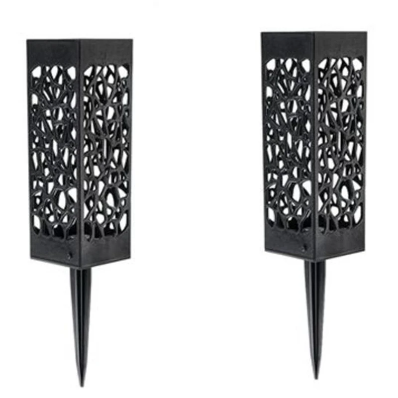 

2 Pack Graveyard Vase Tombstone Flower Stand Memorial Tombstone Decor Cemetery Flower Container With Pile Drainage Hole CNIM Hot