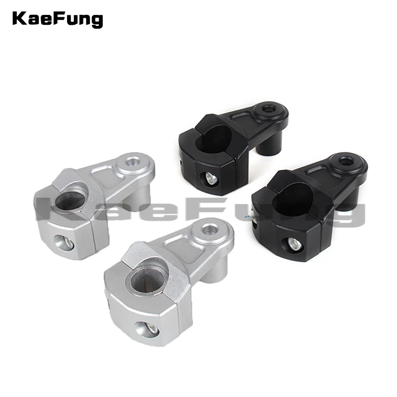 

motorcycle pit dirt parts Universal Anodized 2 Inch Pivoting Motorcycle Handlebar Riser clamp For 7/8 22mm/28mm Bars Clamp