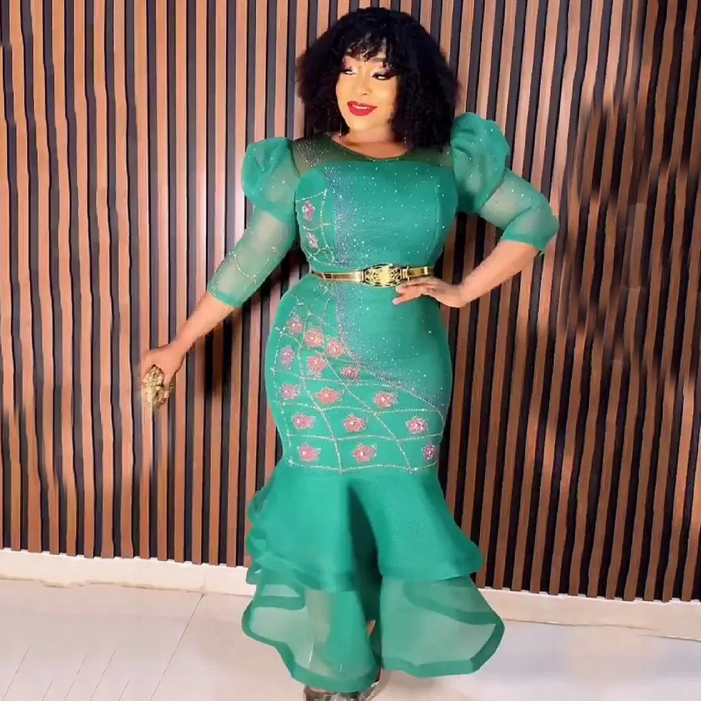 Женское длинное платье в африканском стиле новая модель 2024