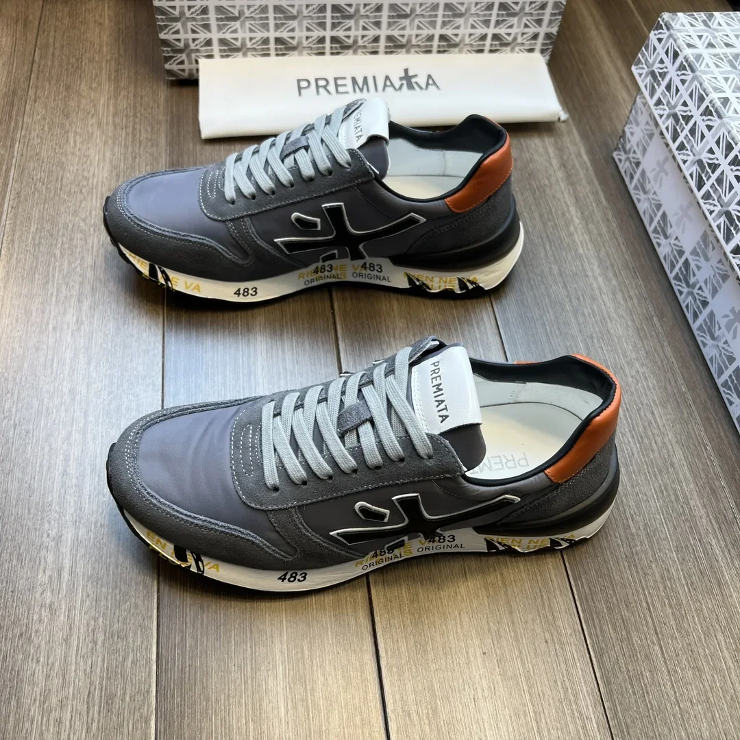 PREMIATA Мужская мода Ретро уличный тренд универсальная спортивная обувь простые