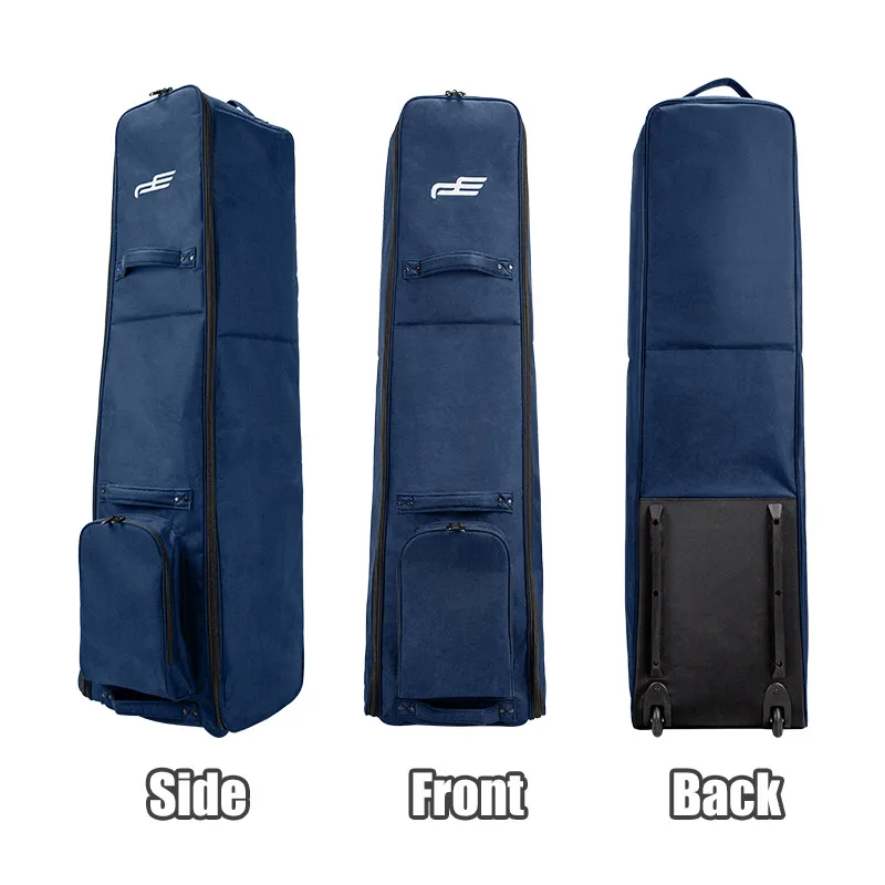 Playeagle Softcase Portable Foldable  Oxford Aviation Golf Club Travel Bag Cover Waterproof  with Wheels Light Weight