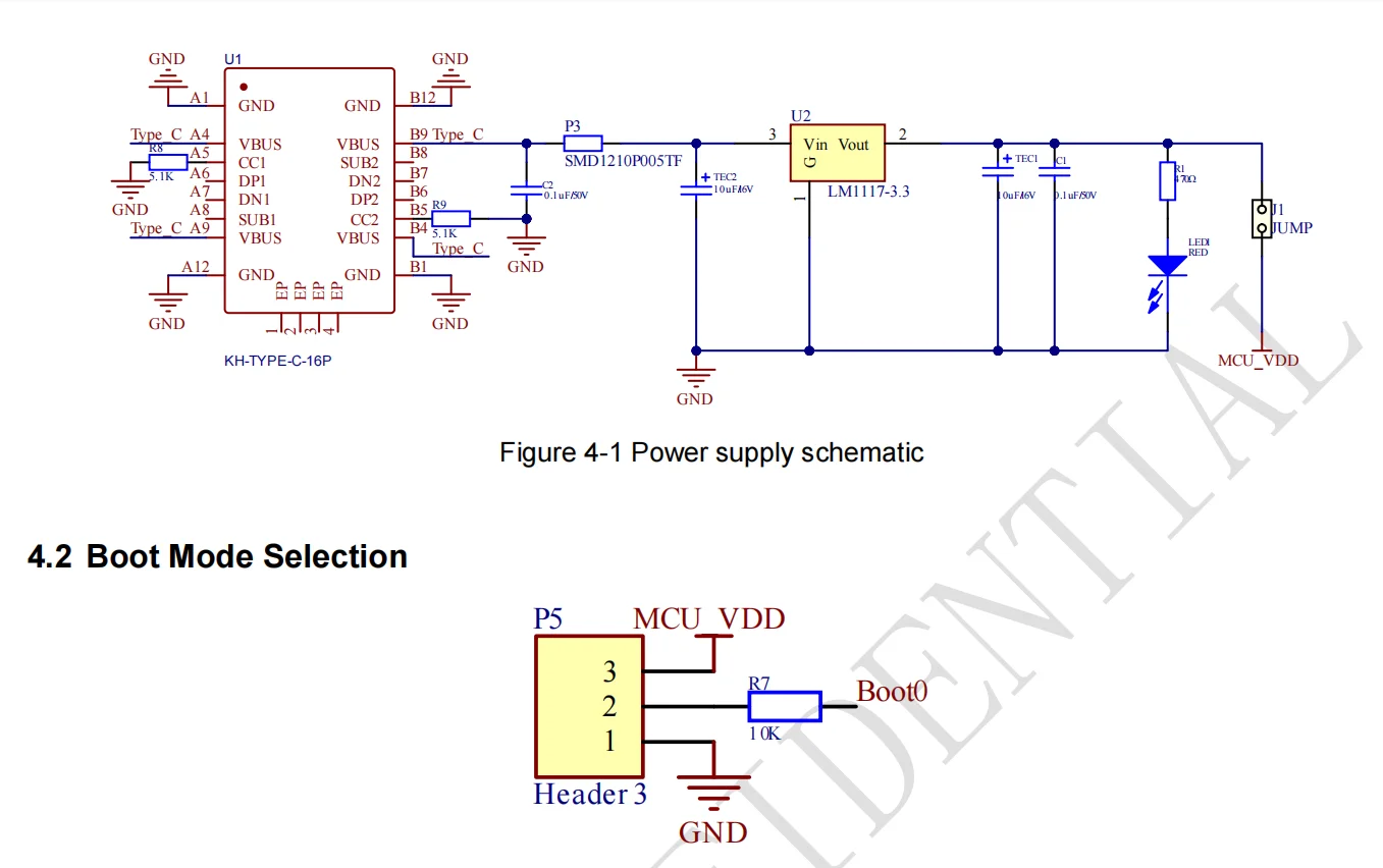 Плата разработки Puya PY32F003 комплект оценки микроконтроллера PY32F003F18P6